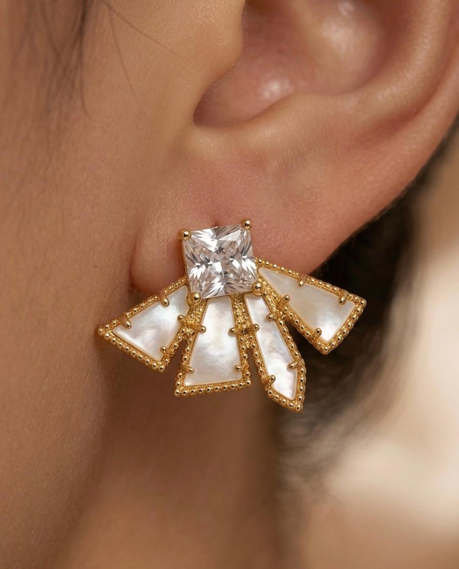 Pierre de lune - Earrings