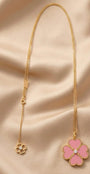 Signature Long necklace - Pink