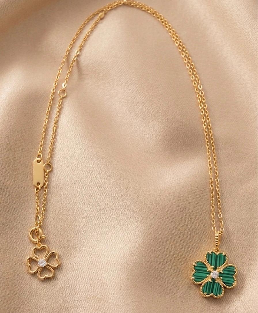 Signature Short Necklace - Malachite