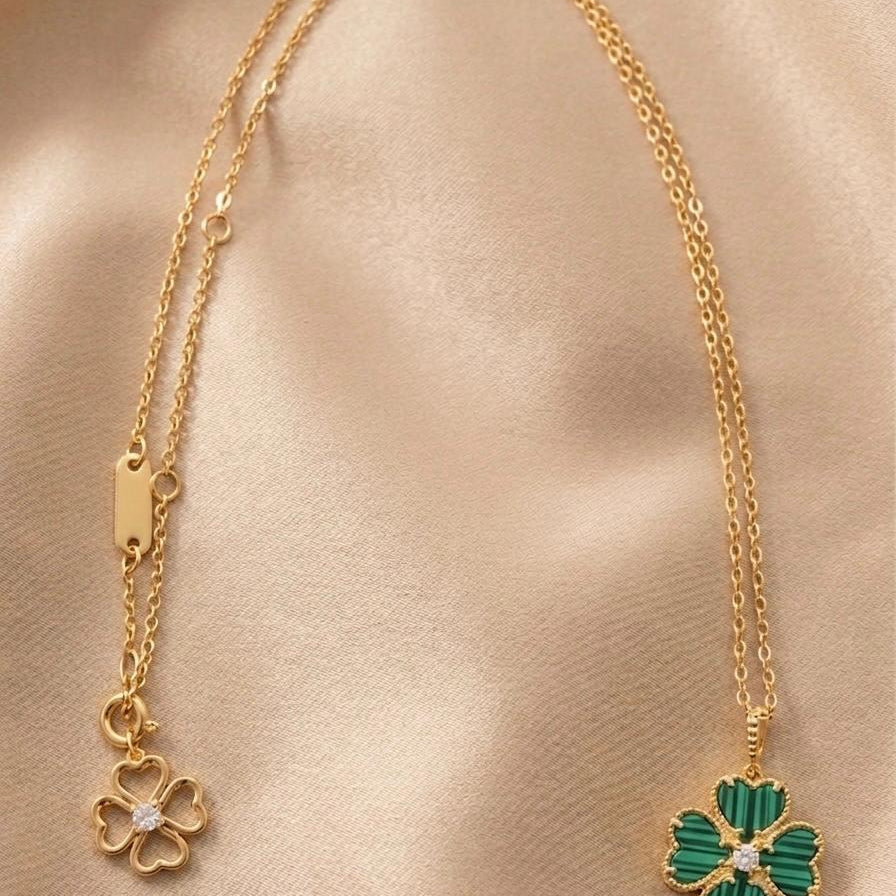 Signature Short Necklace - Malachite
