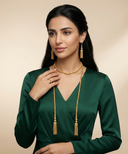 Golden Lulu Long Earrings