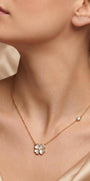 Flower of Pearl Short Necklace