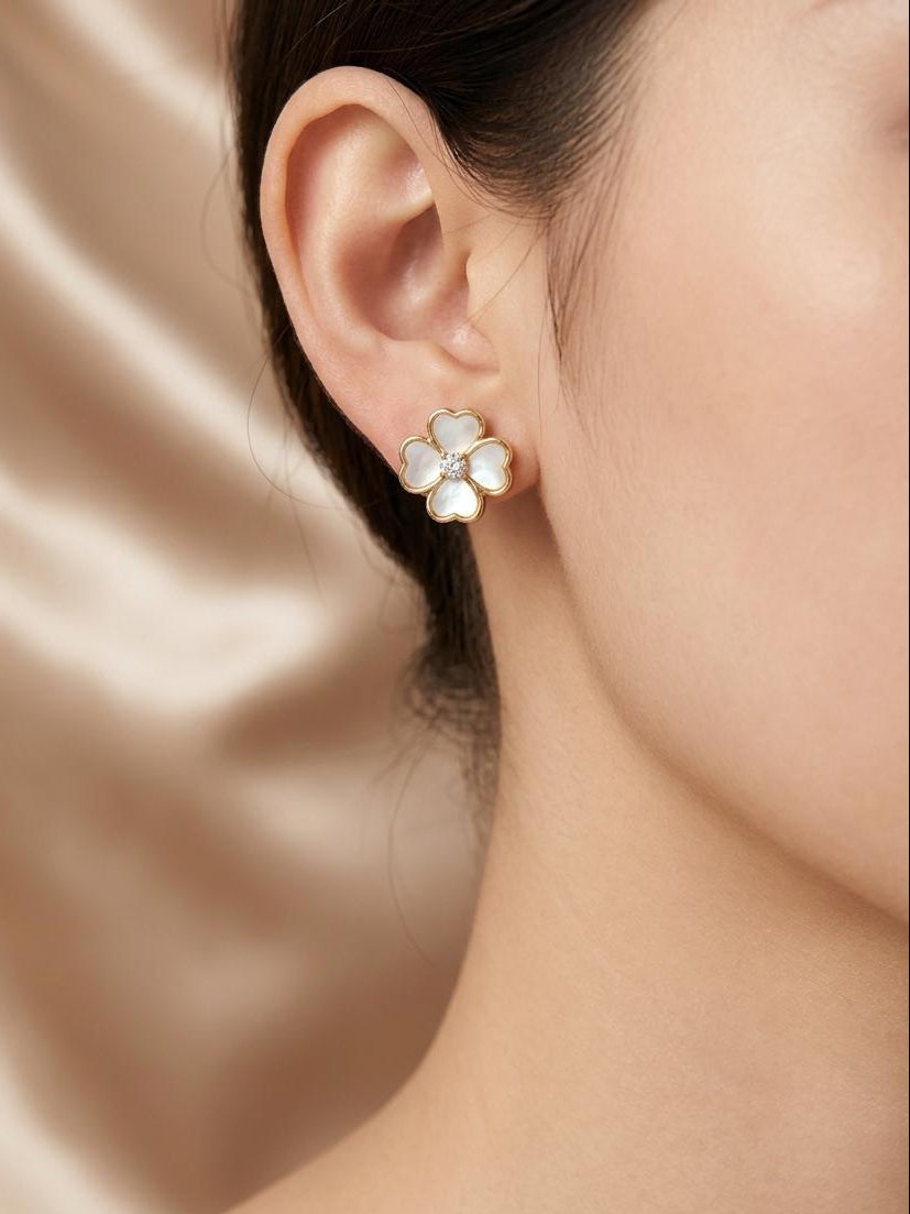 Flower of Pearl Earrings
