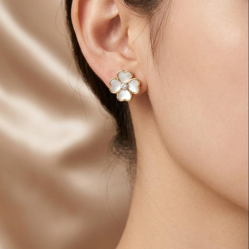 Flower of Pearl Earrings