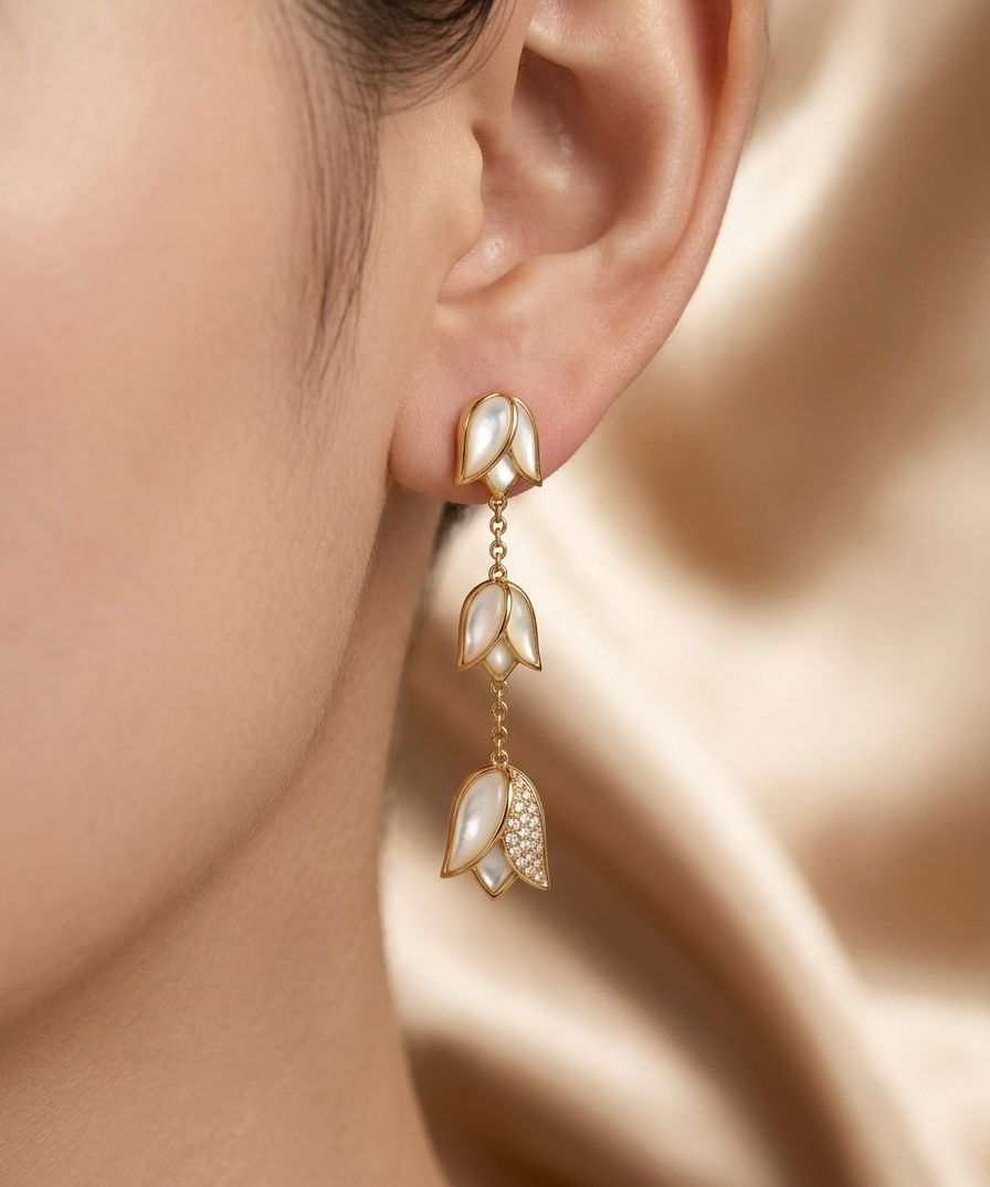 The Love –  Long Earrings