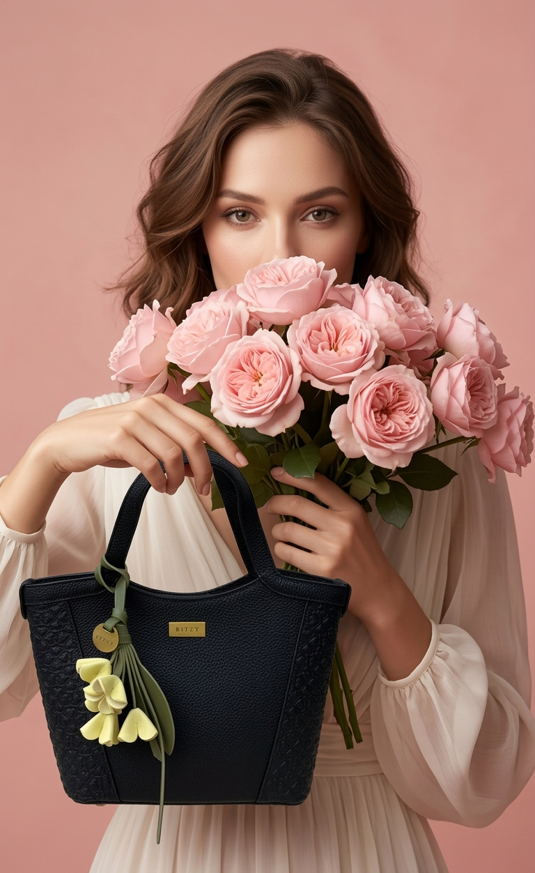 Ritzy Small Tote Bag - black