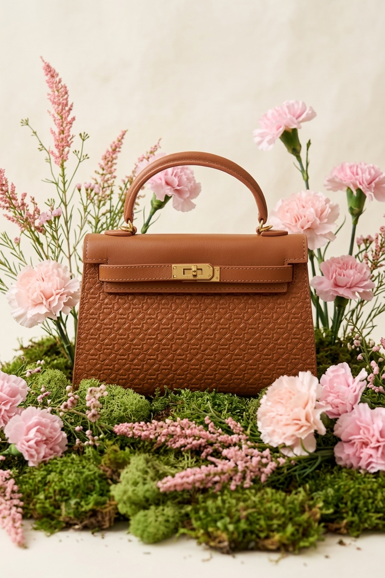 Ritzy Mini Lock Bag - Camel