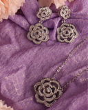 Silver Jory Necklace & Earrings Set