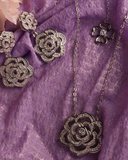 Silver Jory Necklace & Earrings Set