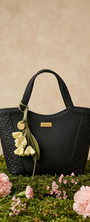 Ritzy Small Tote Bag - black