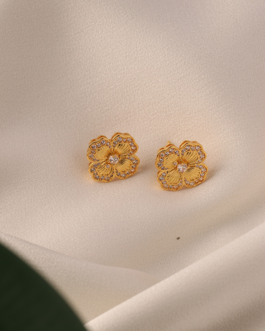 Golden Flora Earrings