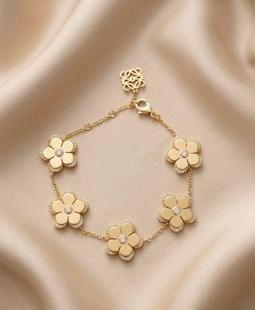 Lora 5 flowers bracelet