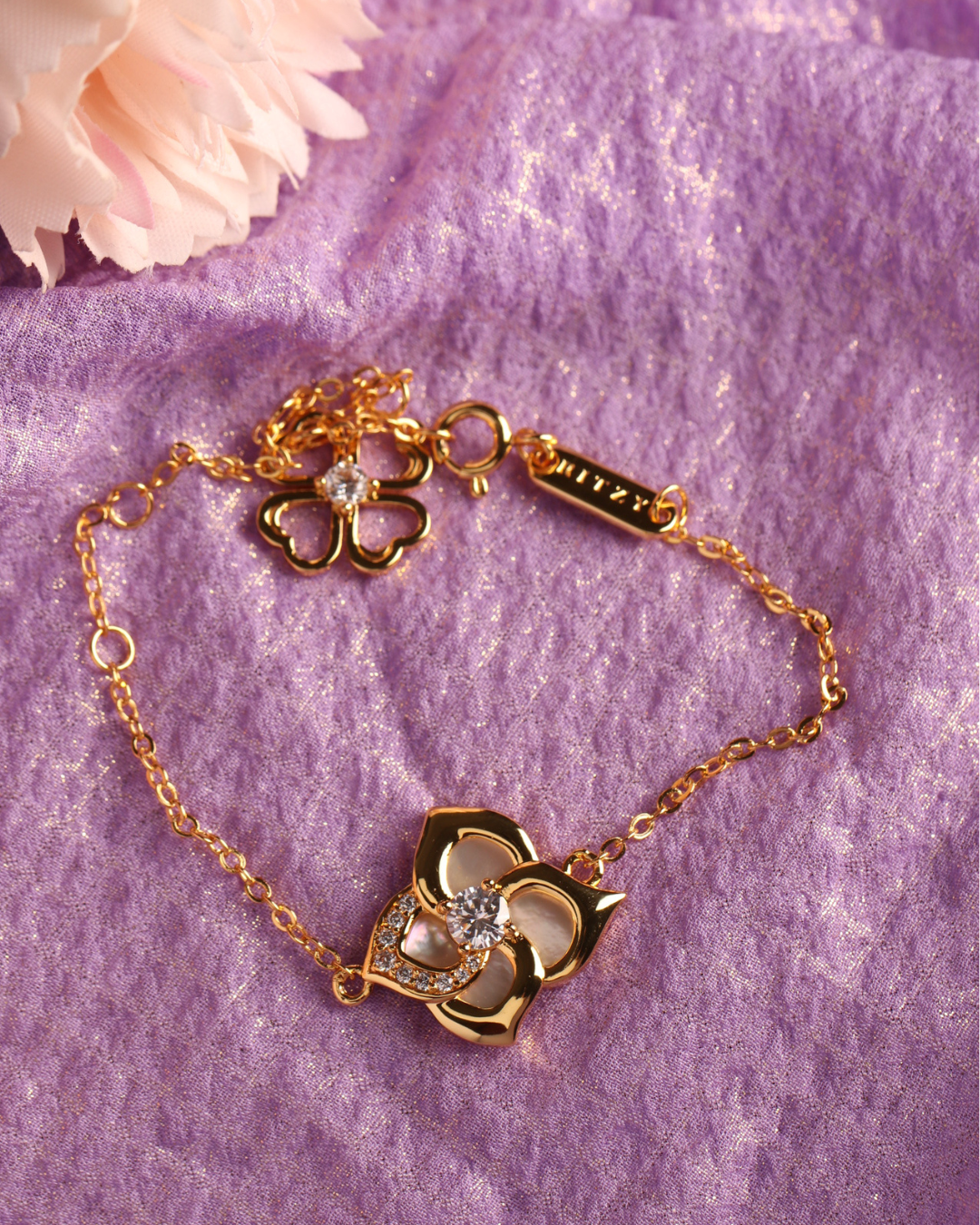 Pearl Rosa - bracelet