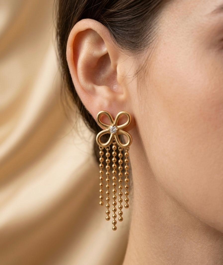 Golden Bloom Earrings