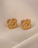 Golden Flora ( Necklace & Earrings Set )