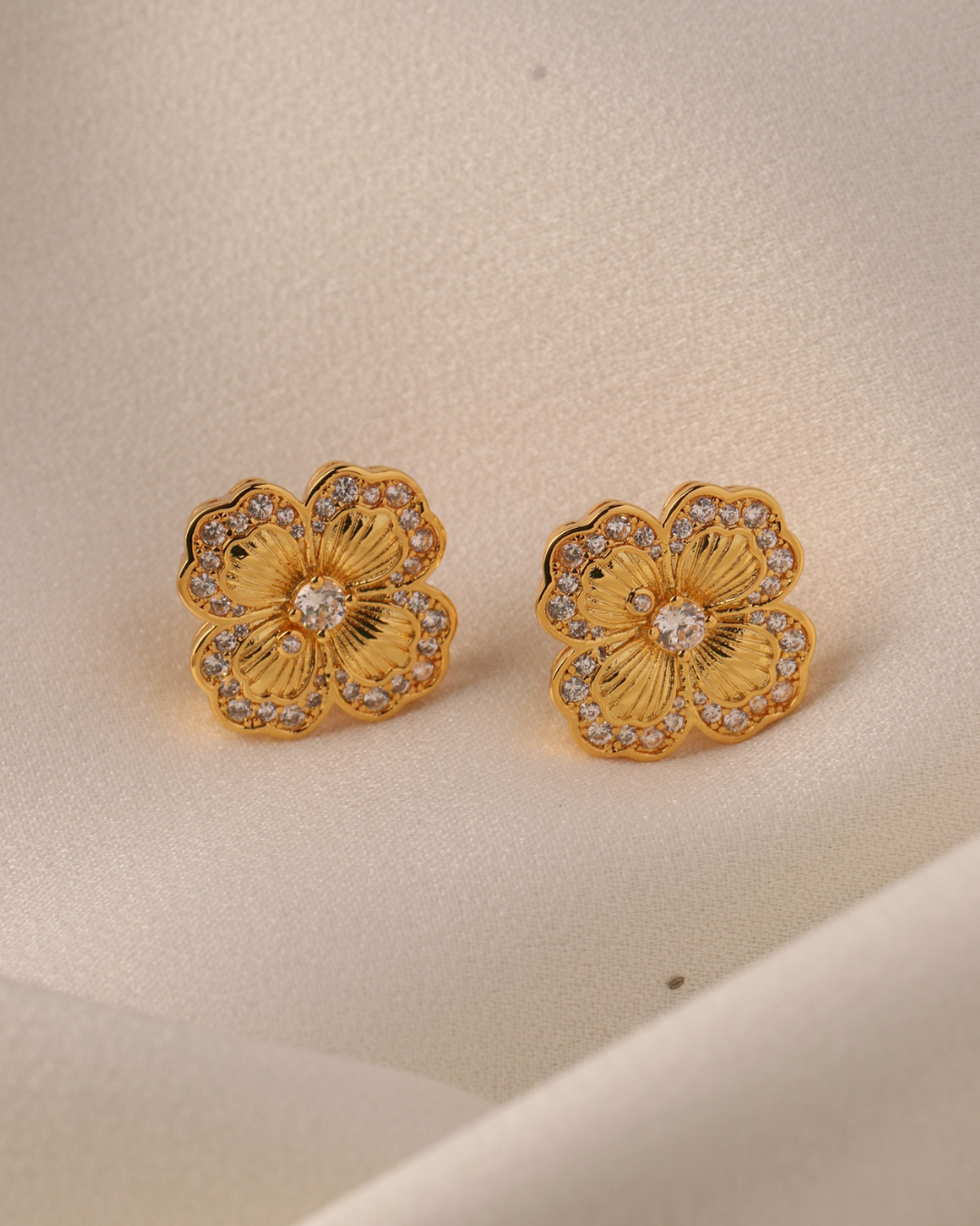 Golden Flora Earrings
