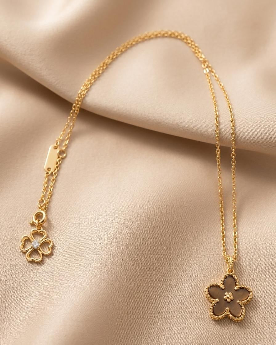Glory Short Necklace - Tiger Eye