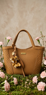 Ritzy Small Tote Bag - Camel