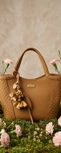 Ritzy Small Tote Bag - Camel