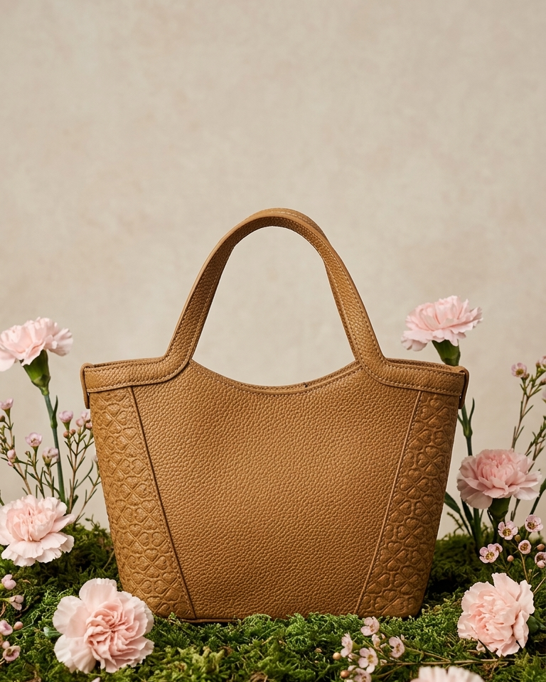 Ritzy Small Tote Bag - Camel