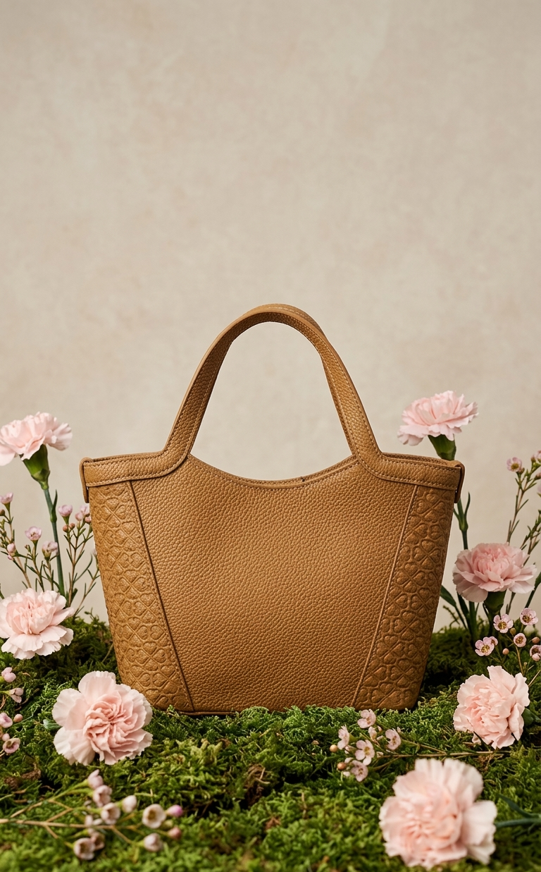 Ritzy Small Tote Bag - Camel