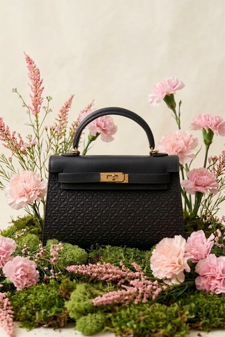 Ritzy Mini Lock Bag - Black