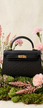 Ritzy Mini Lock Bag - Black