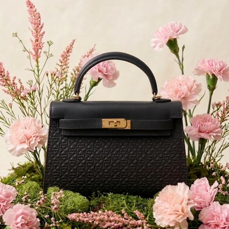 Ritzy Lock Bag - Black
