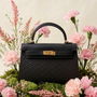 Ritzy Mini Lock Bag - Black