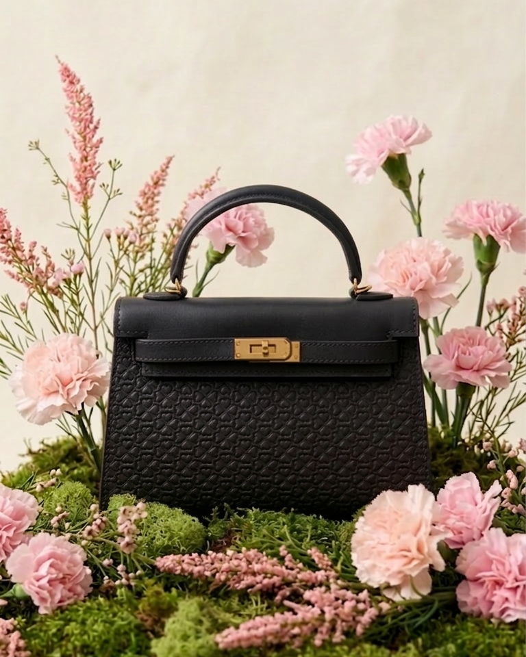 Ritzy Lock Bag - Black