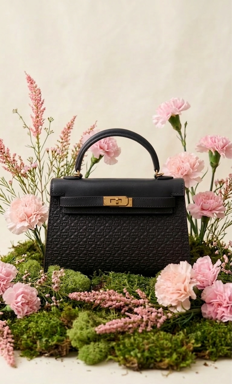 Ritzy Lock Bag - Black
