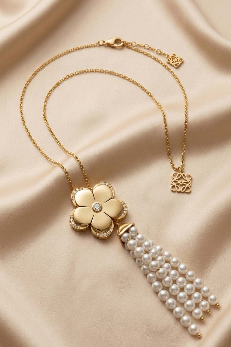 Pearl Lora Long necklace