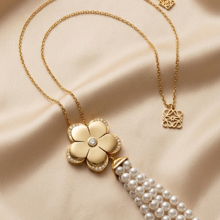 Pearl Lora Long necklace