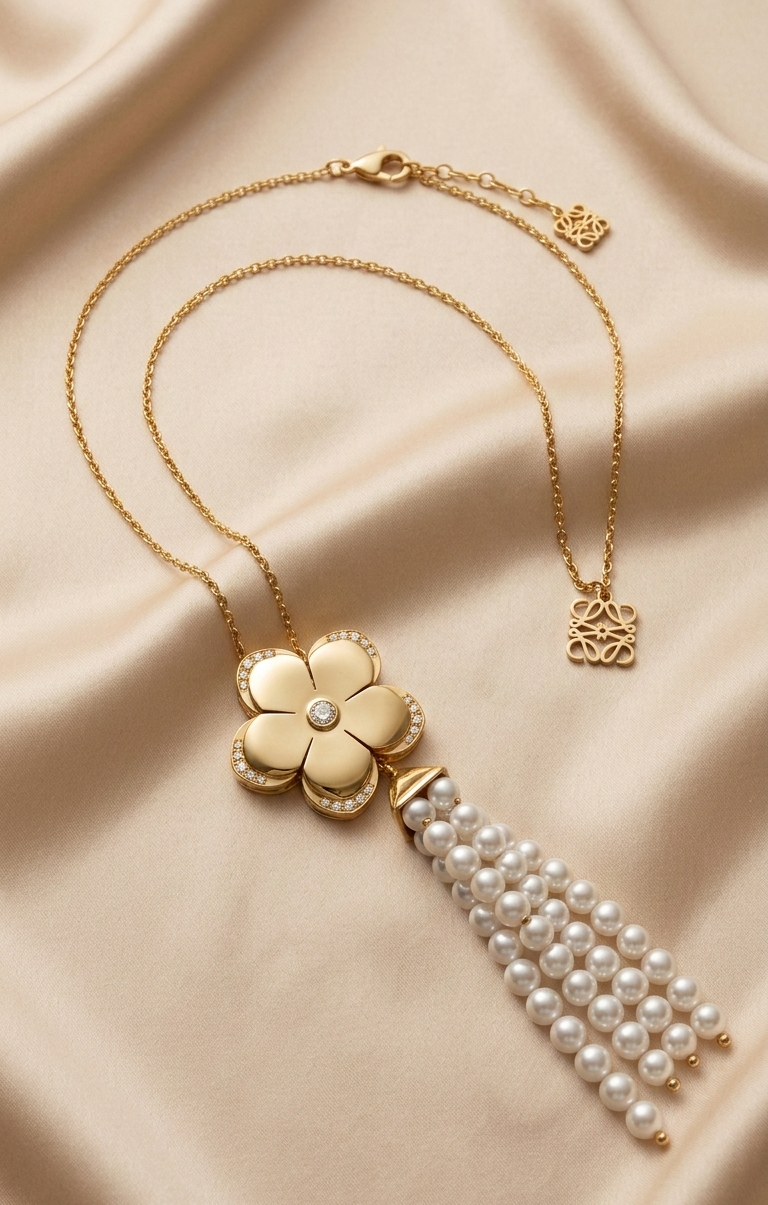 Pearl Lora Long necklace
