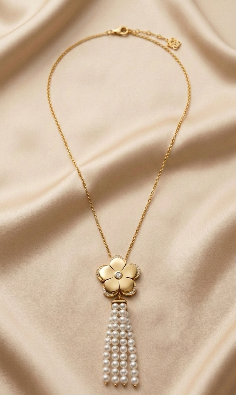 Pearl Lora Long necklace
