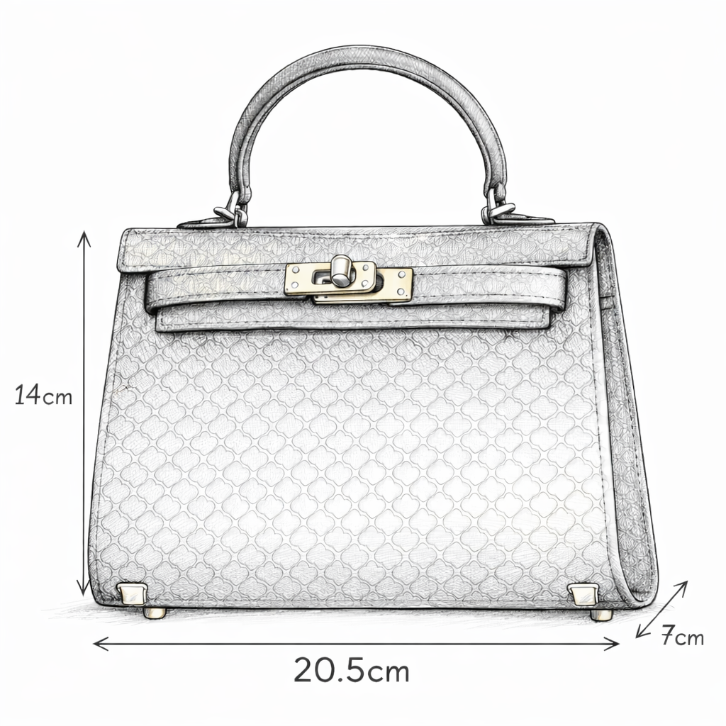 Ritzy Mini Lock Bag - Black