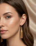 Golden Lulu Long Earrings