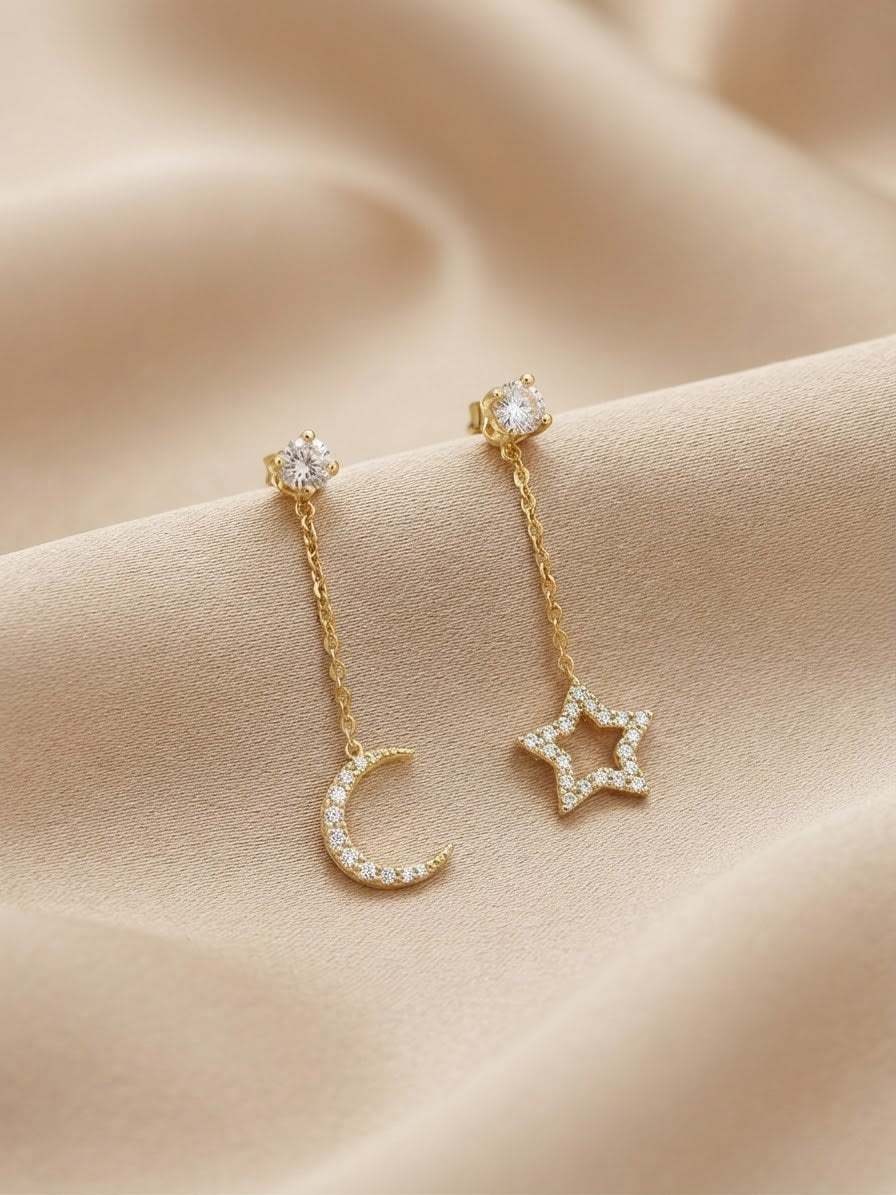 Star & Moon Earrings