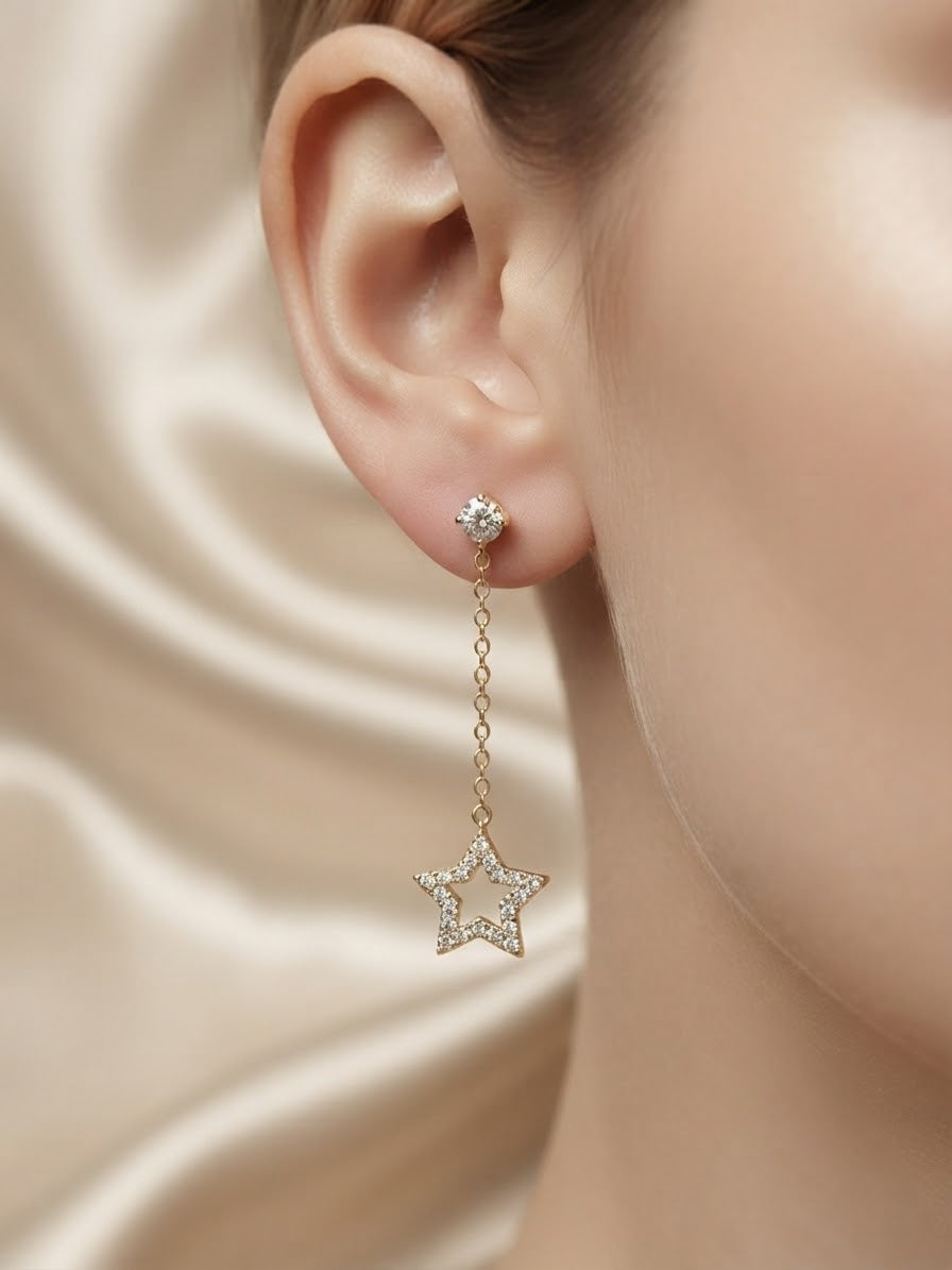 Star & Moon Earrings