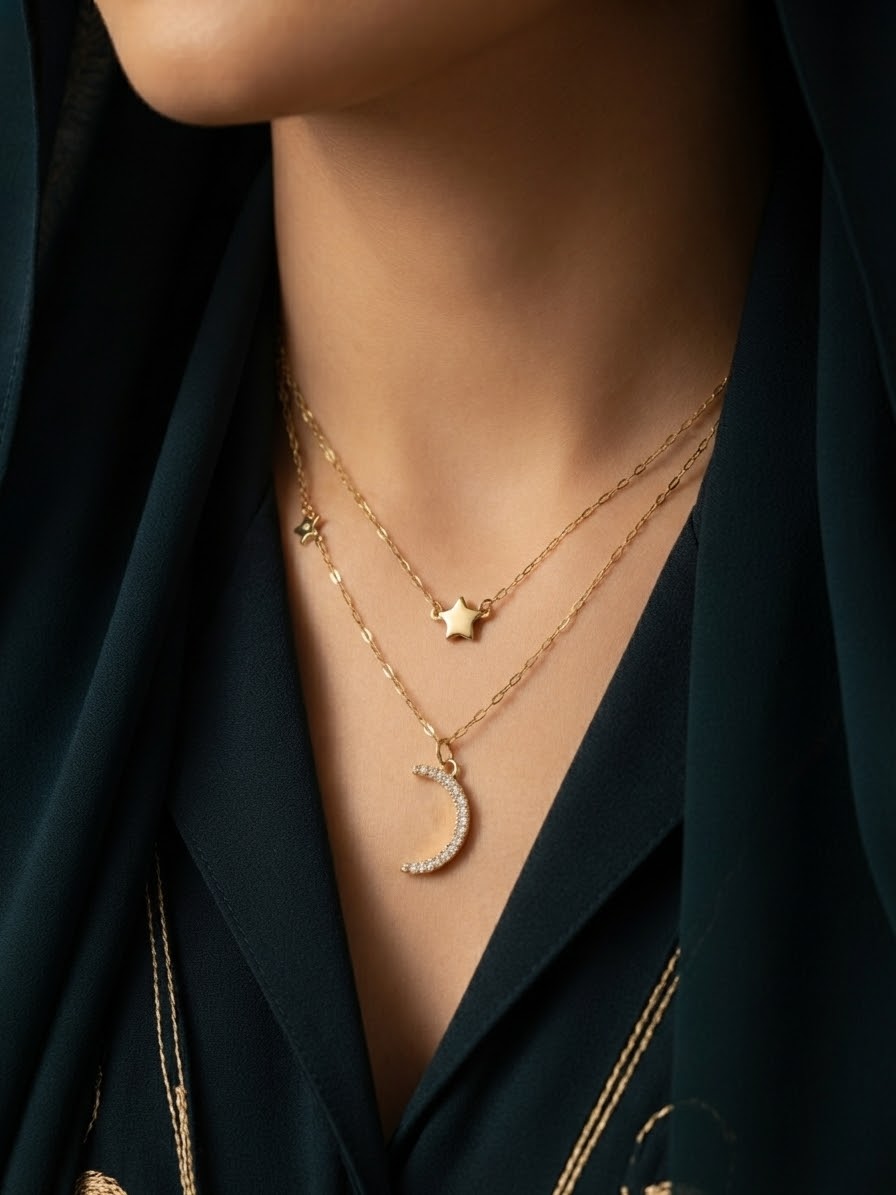 Mini Moon Necklace