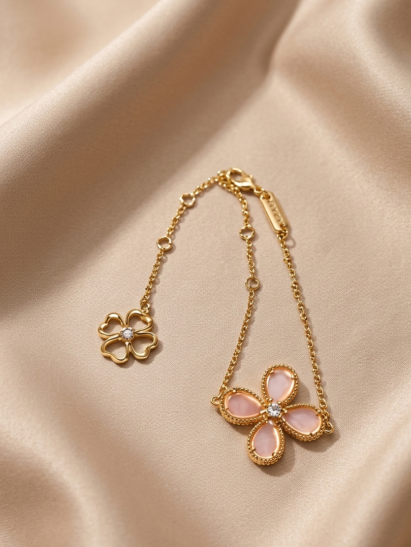 Bloom Classic Bracelet - Pink Chalcedony