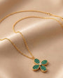 Bloom  Short Necklace- Malachite