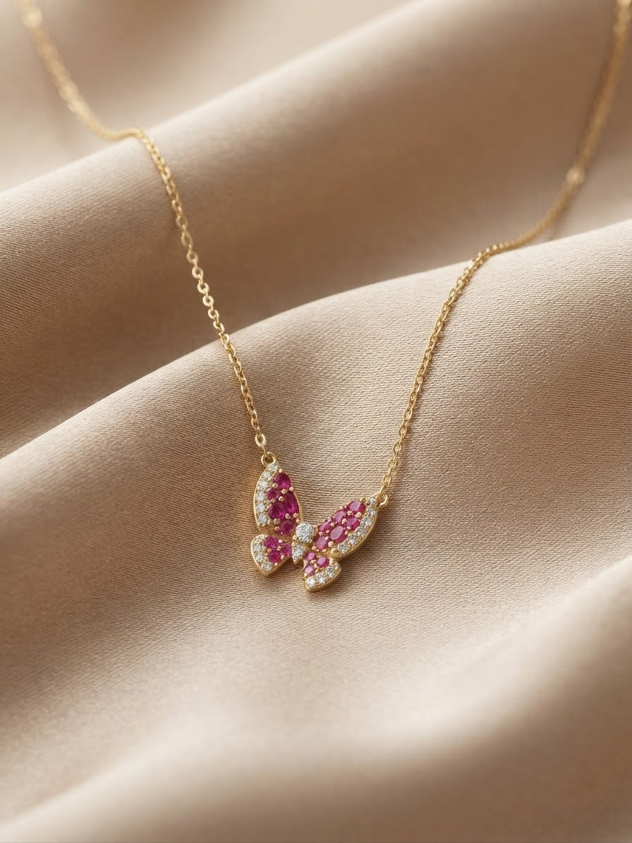 Butterfly jewellery set by Ritzy — view 3