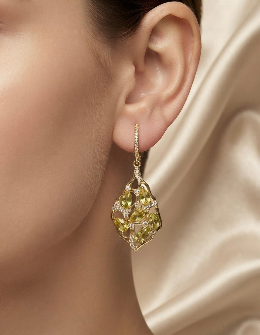 Classy Glow earrings by Ritzy — view 2