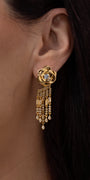 Ward Cascading Rose Drop Earrings