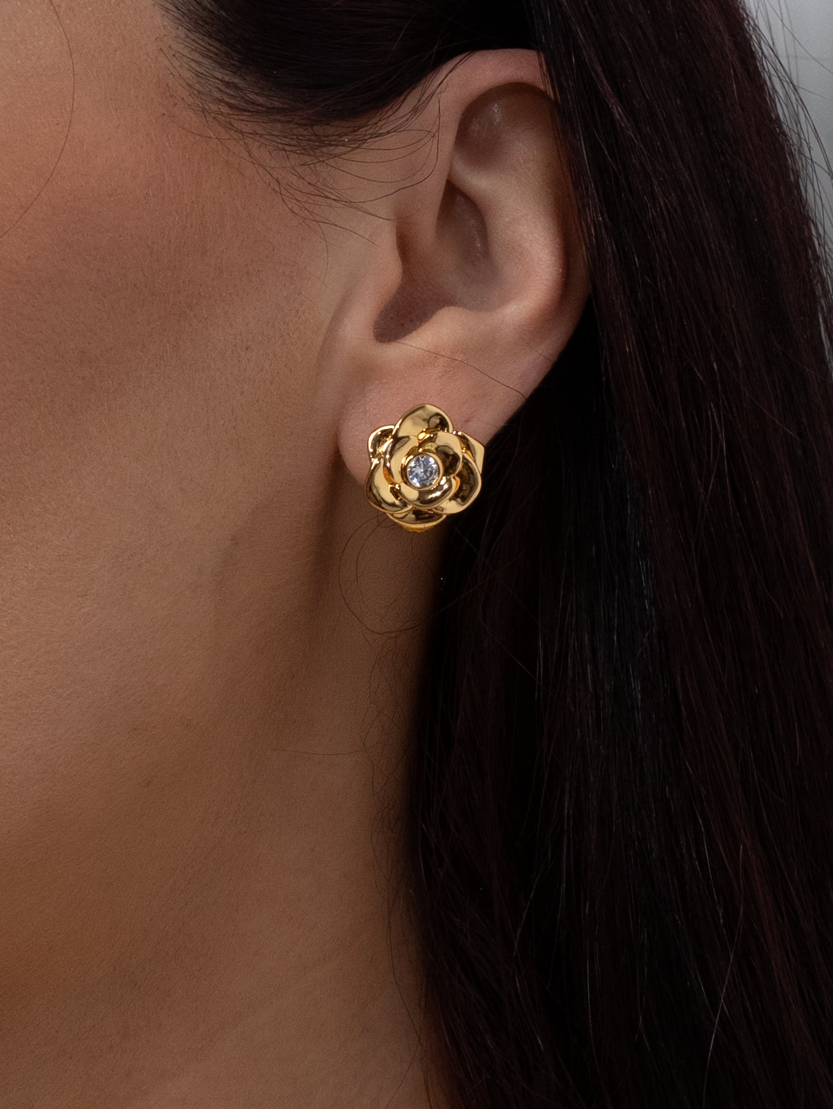 Ward Cascading Rose Drop Earrings