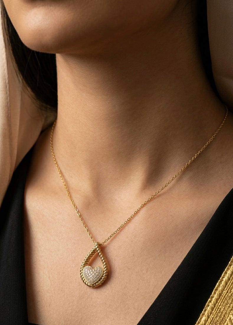 Glowing Drop necklace by Ritzy — view 2