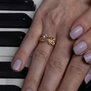 Ward Crystal Open Ring