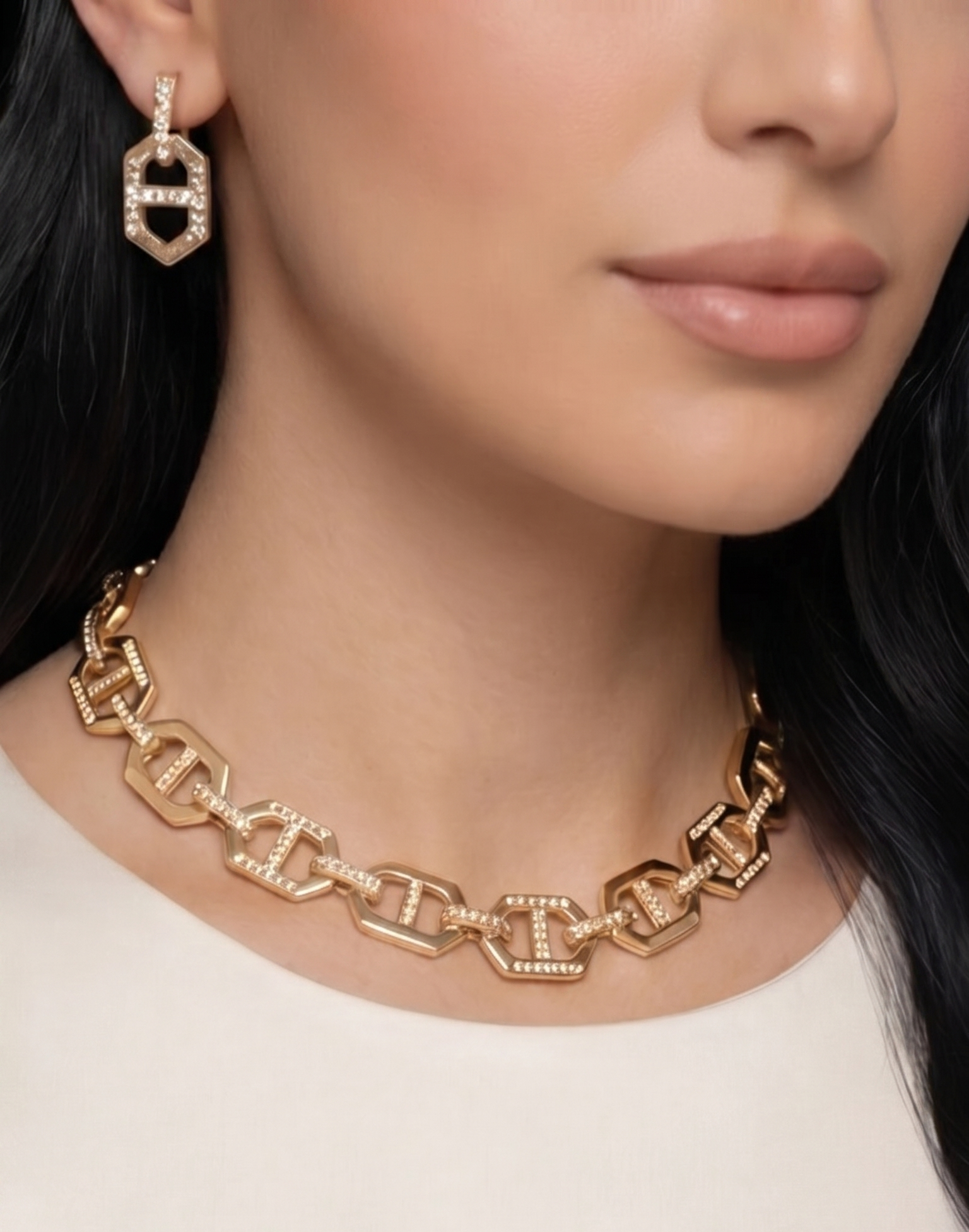 Golden Links -  Earrings