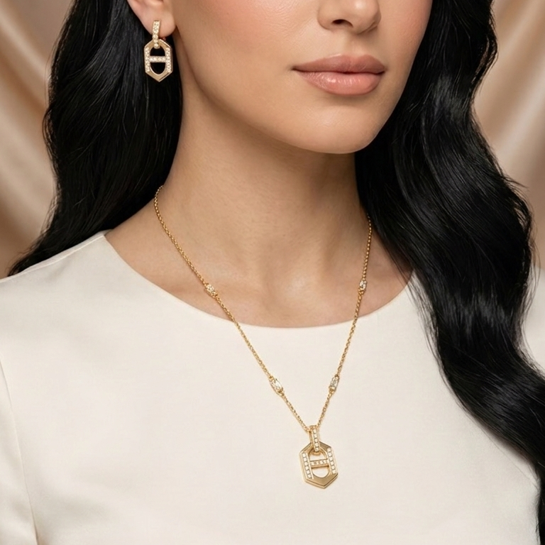 Golden Links - Single Necklace